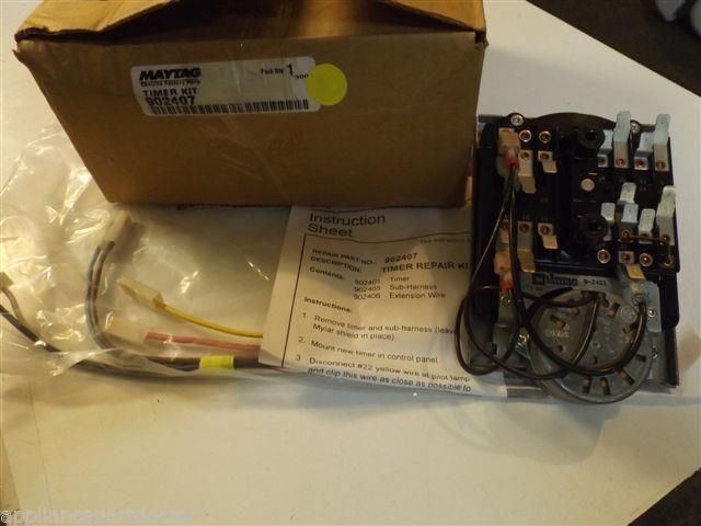 GE DISHWASHER MAYTAG DISHWASHER 902407 Timer Kit NEW IN BOX GE DISHWASHER MAYTAG DISHWASHER 902407 Timer Kit NEW IN BOX